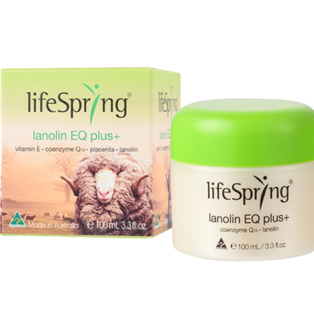 LifeSpring Lanopearl Australia lanolin EQ Plus+ 100mL Lanolin Cream - Exp: 2026